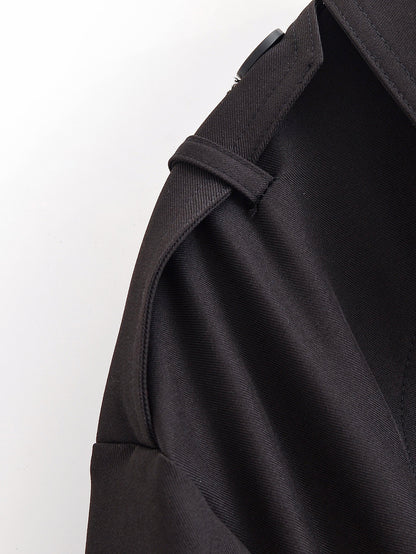 Women's Jacket Double Breasted Trench