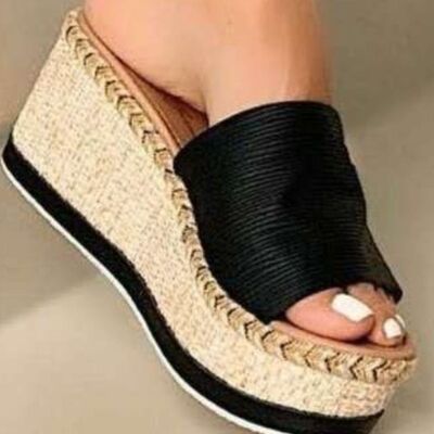 PU Leather Open Toe Sandals - Munsieur