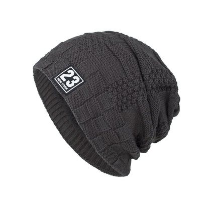 Women's Outdoor Warm Thickened Fleece Knitted Woolen Hat