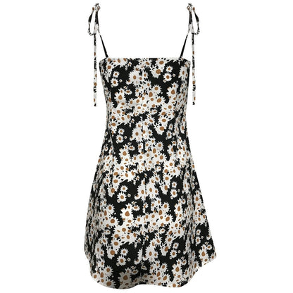 Floral V-neck Print Cami Dress