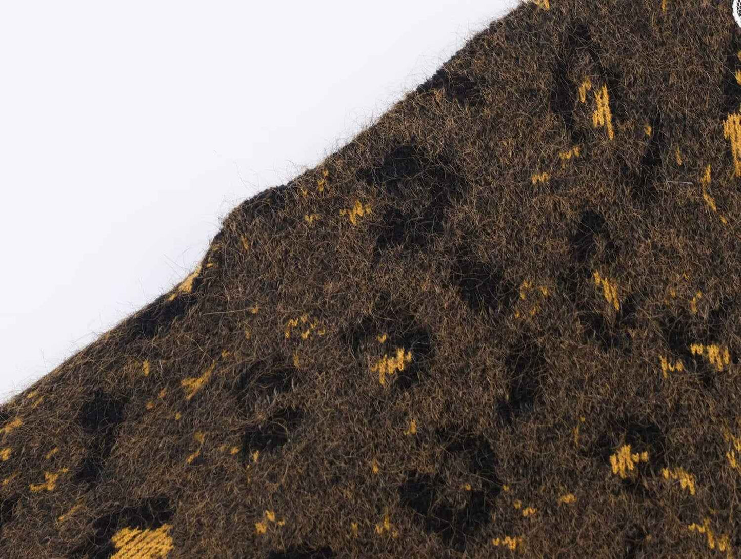 Casual Lace Leopard Print Pullover Sweater