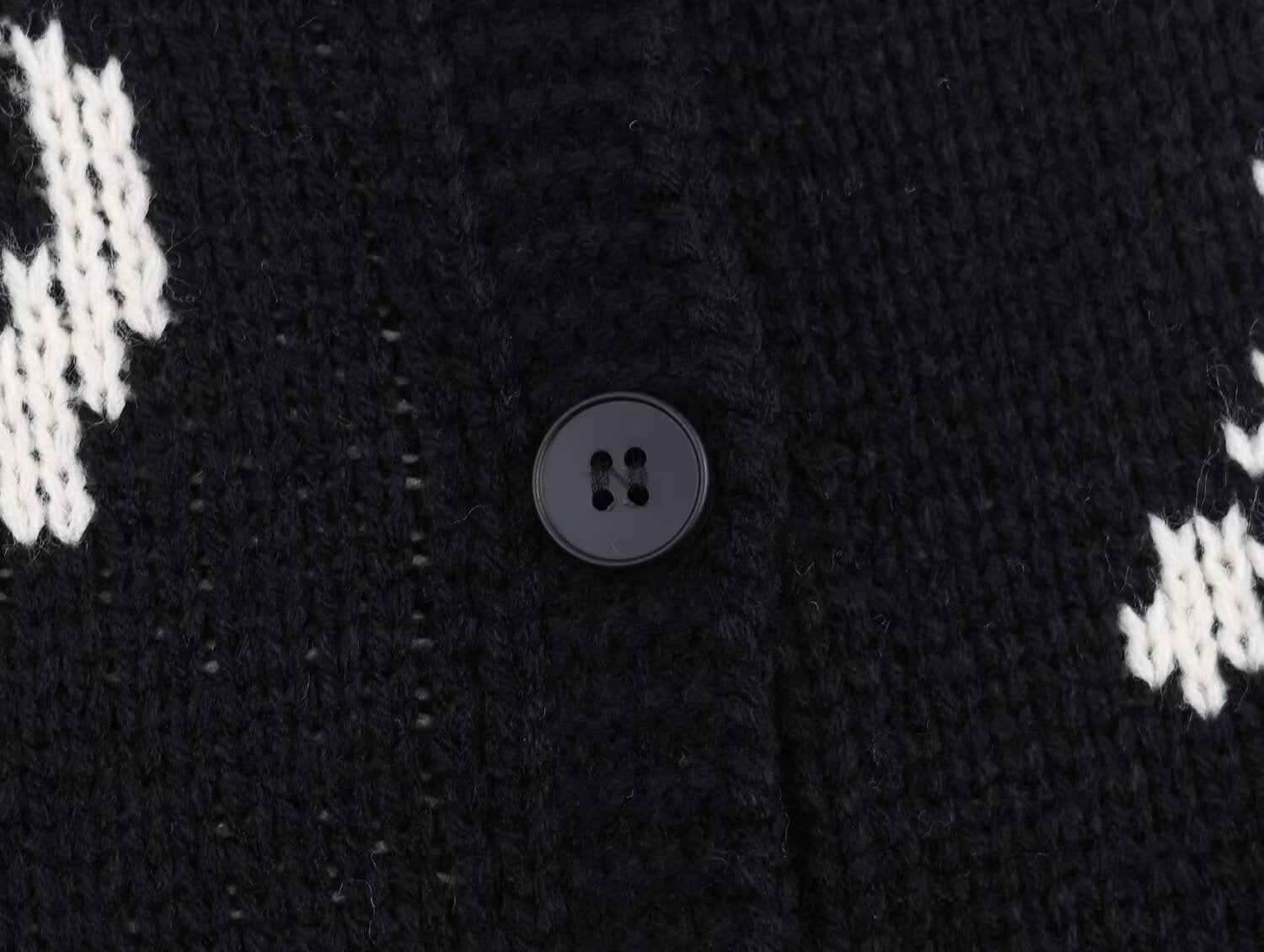 Question Mark Jacquard Knitted Sweater