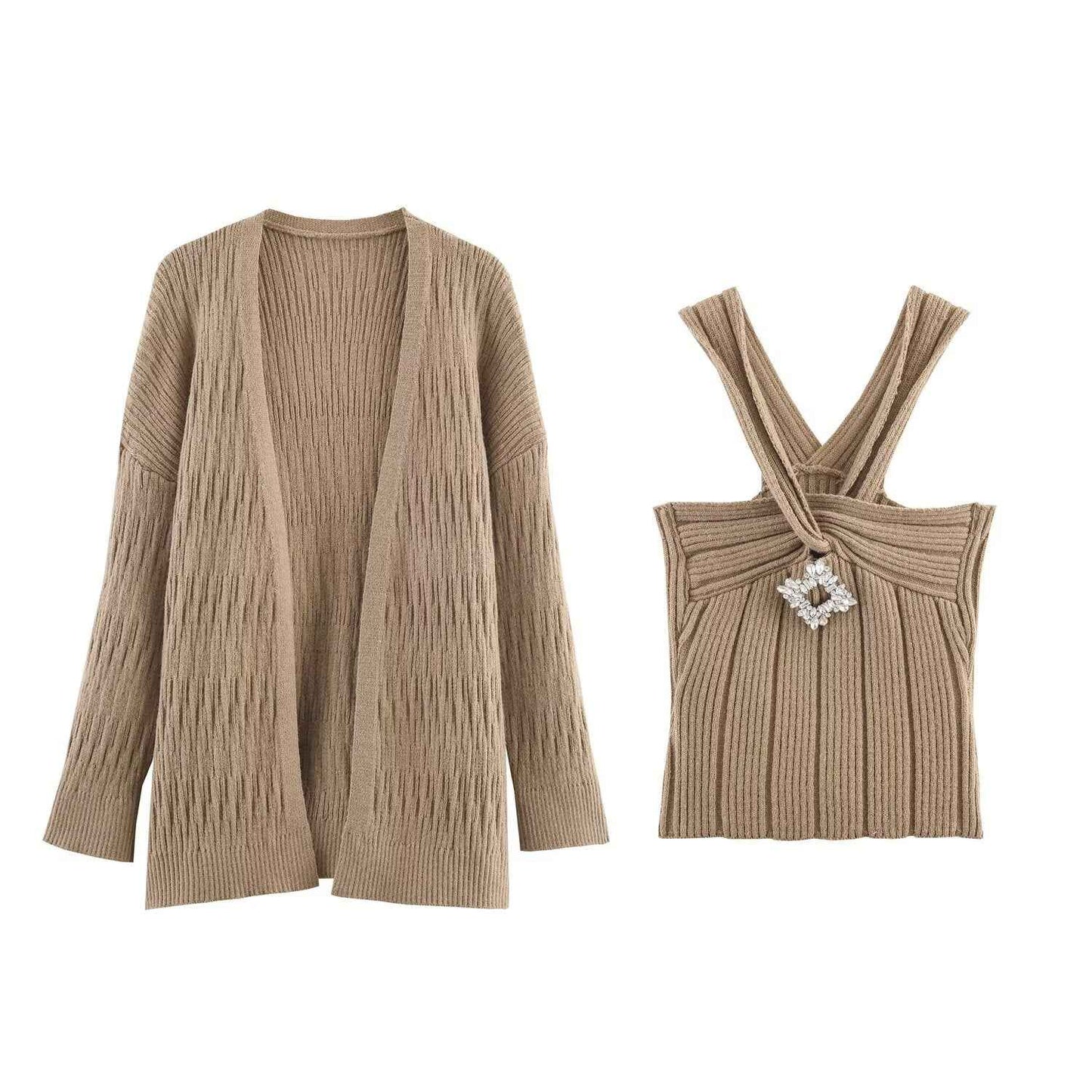 All Match Fashionable Two Piece Sweater