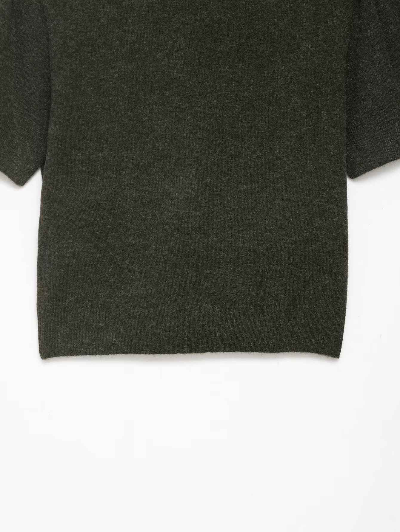 Solid Color Cardigan T-shirt