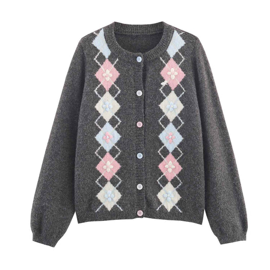 Retro Sweater Cardigan