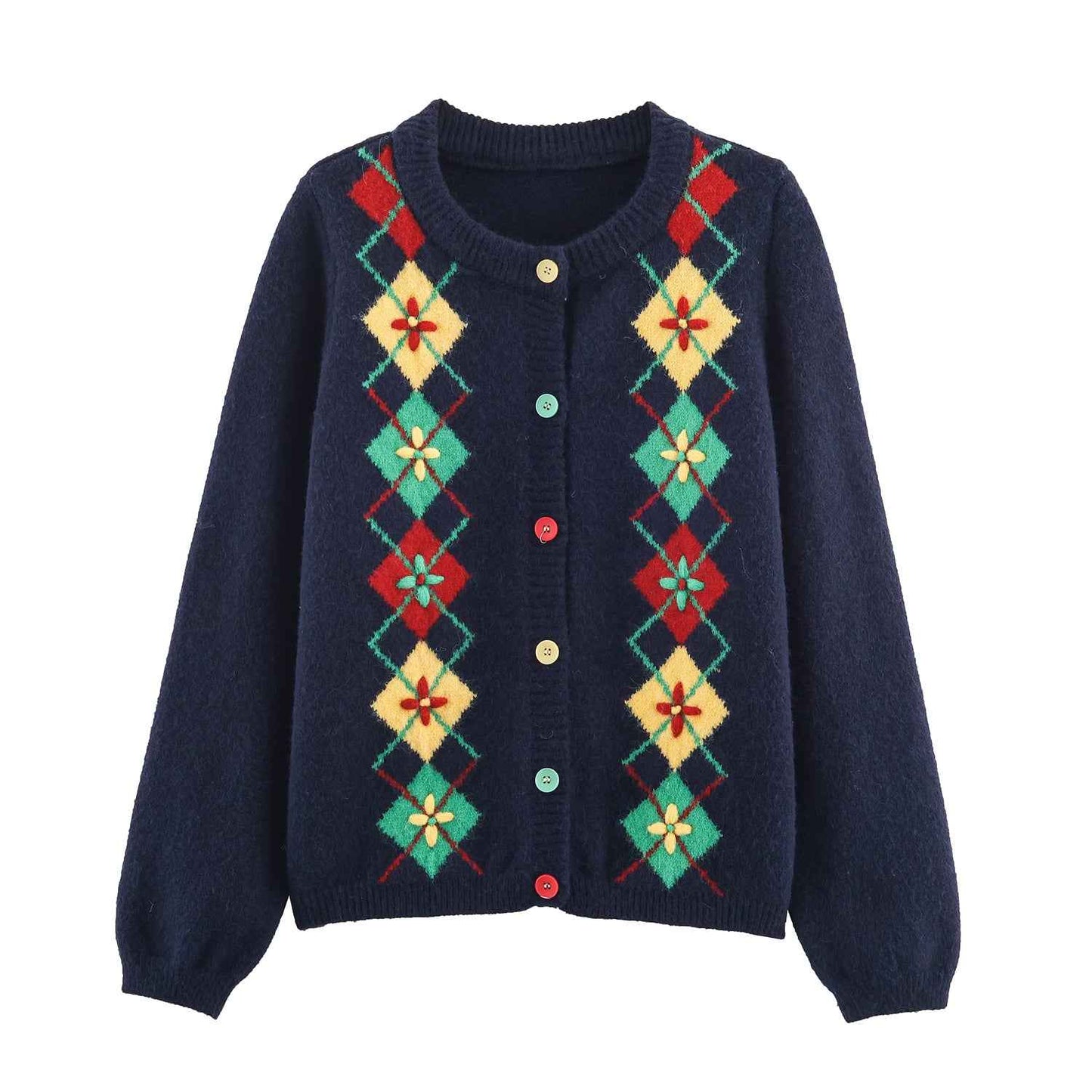Retro Sweater Cardigan