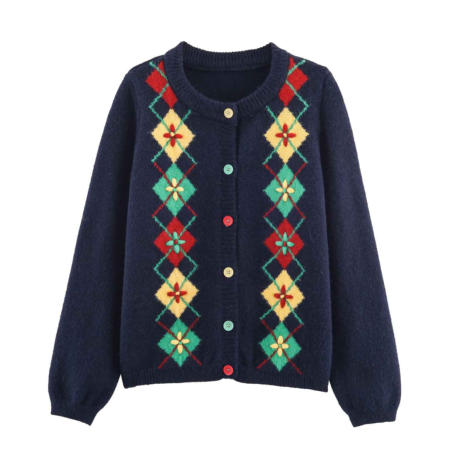 Retro Sweater Cardigan