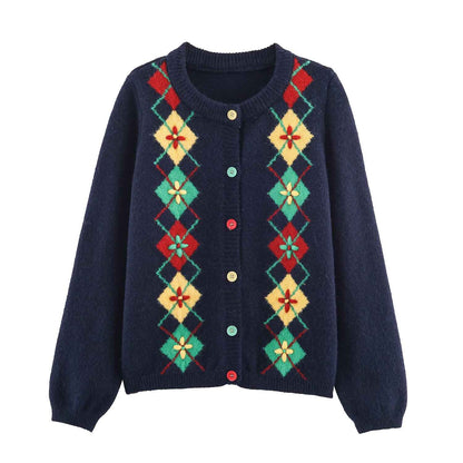 Retro Sweater Cardigan