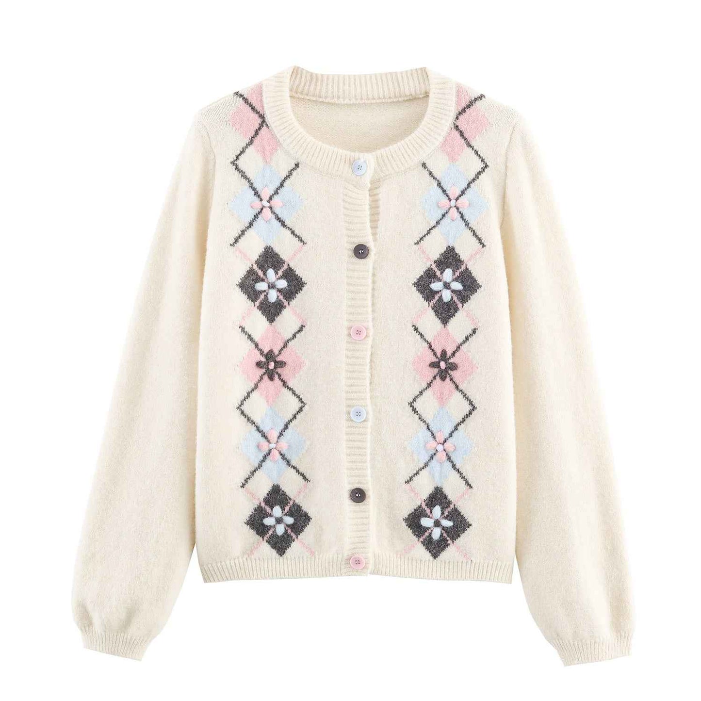 Retro Sweater Cardigan