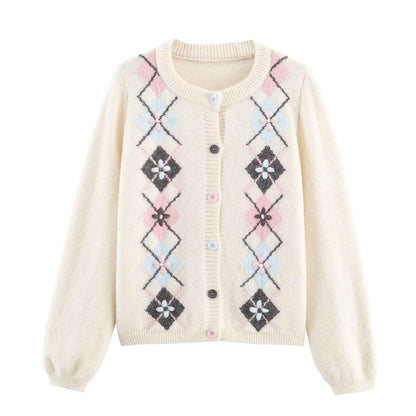 Retro Sweater Cardigan
