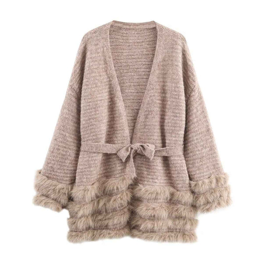 Elegant Knitted Cardigan Sweater