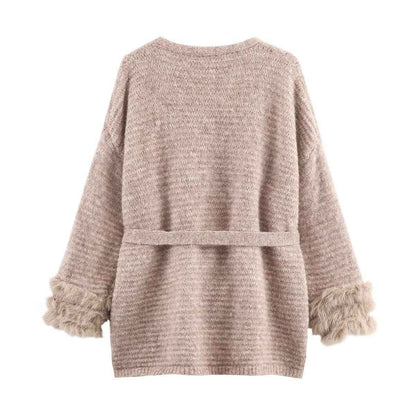 Elegant Knitted Cardigan Sweater