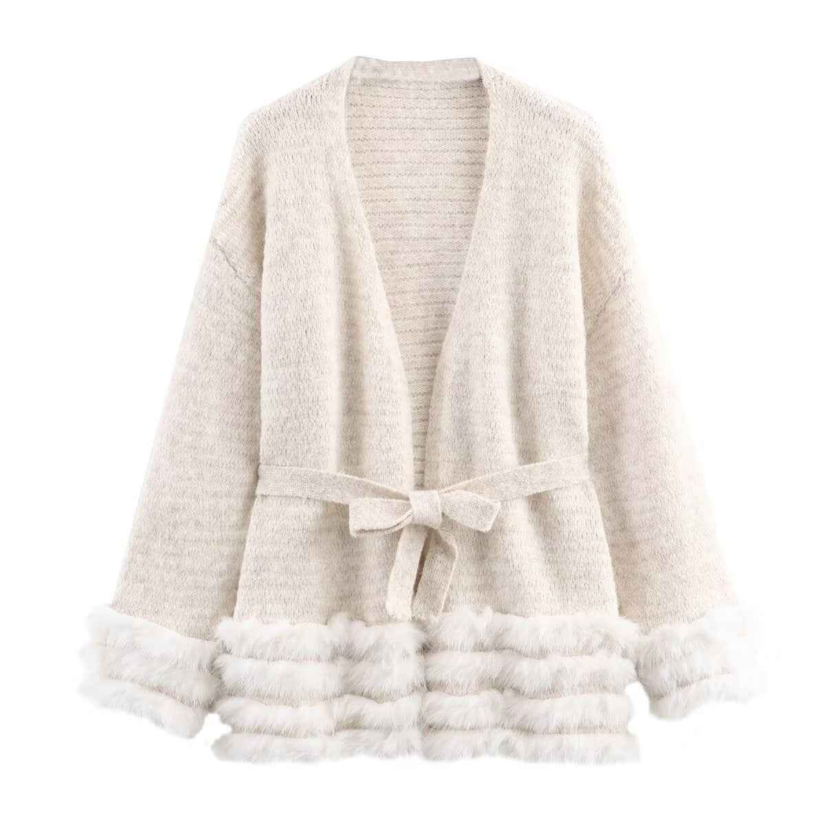 Elegant Knitted Cardigan Sweater