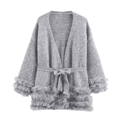 Elegant Knitted Cardigan Sweater