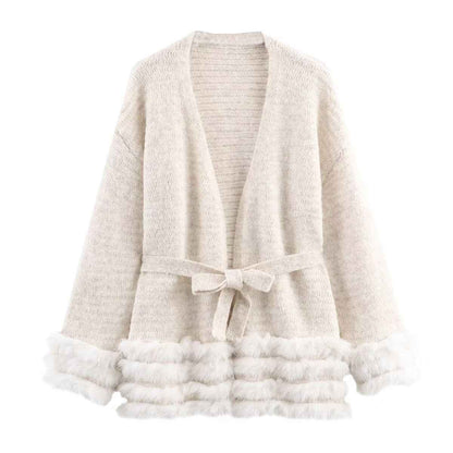 Elegant Knitted Cardigan Sweater