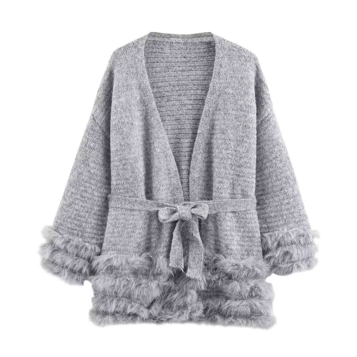 Elegant Knitted Cardigan Sweater