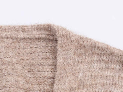 Elegant Knitted Cardigan Sweater