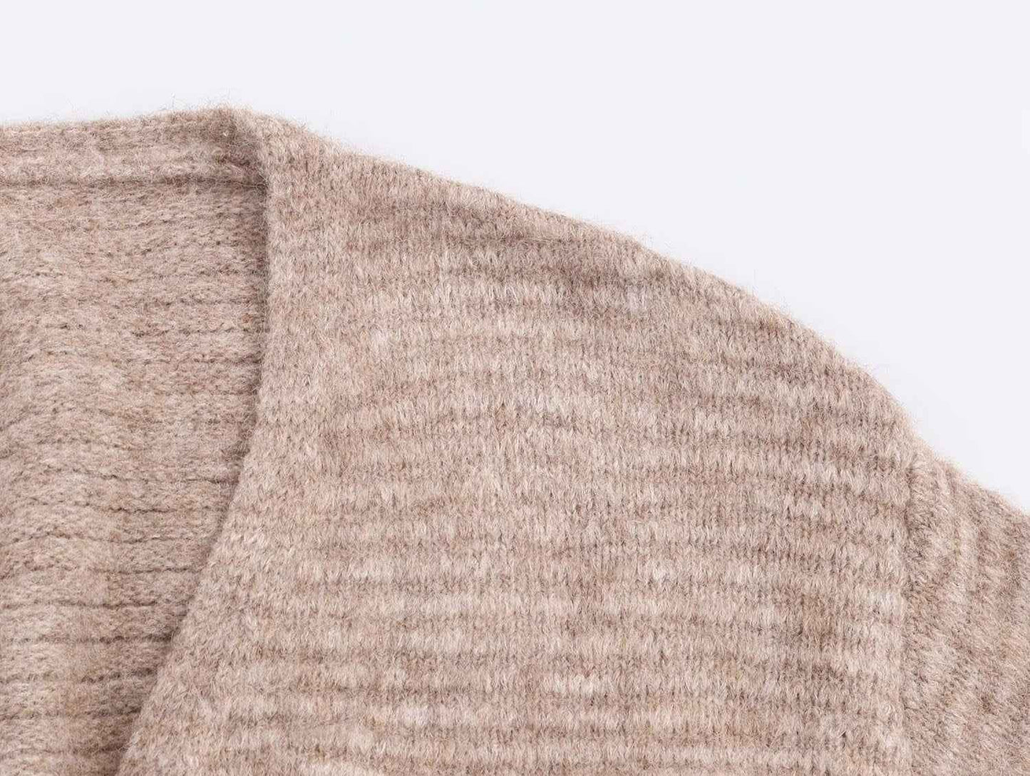 Elegant Knitted Cardigan Sweater