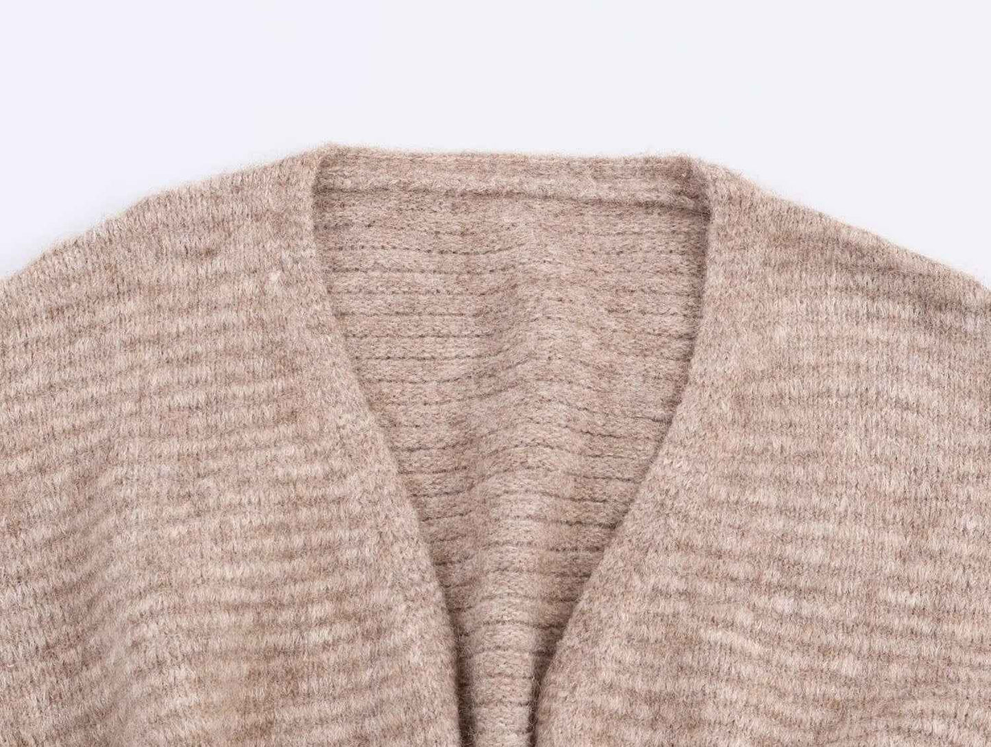 Elegant Knitted Cardigan Sweater