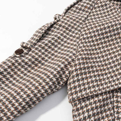 Retro Plaid Woolen Jacket MUNSIEUR New Arrivals