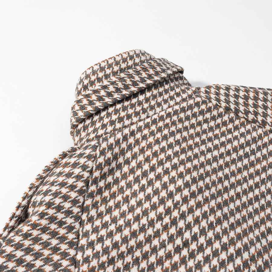 Retro Plaid Woolen Jacket MUNSIEUR New Arrivals