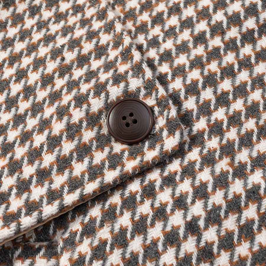 Retro Plaid Woolen Jacket MUNSIEUR New Arrivals