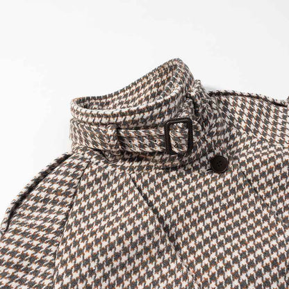 Retro Plaid Woolen Jacket MUNSIEUR New Arrivals
