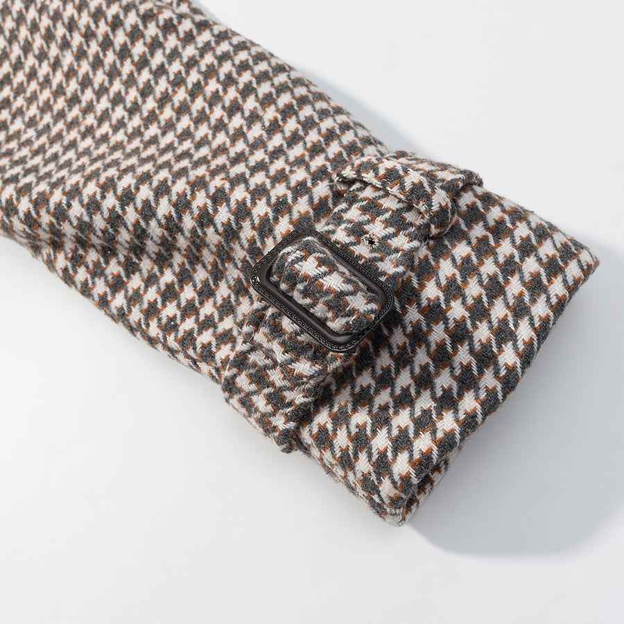 Retro Plaid Woolen Jacket MUNSIEUR New Arrivals