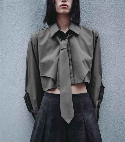 Women's Solid Color Blouse