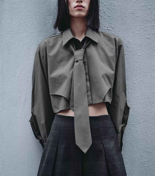 Women's Solid Color Blouse