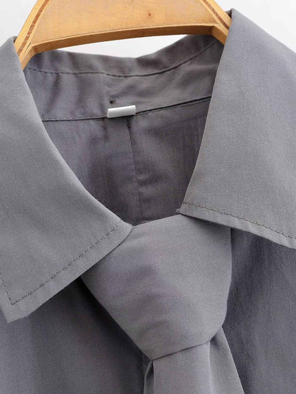 Women's Solid Color Blouse