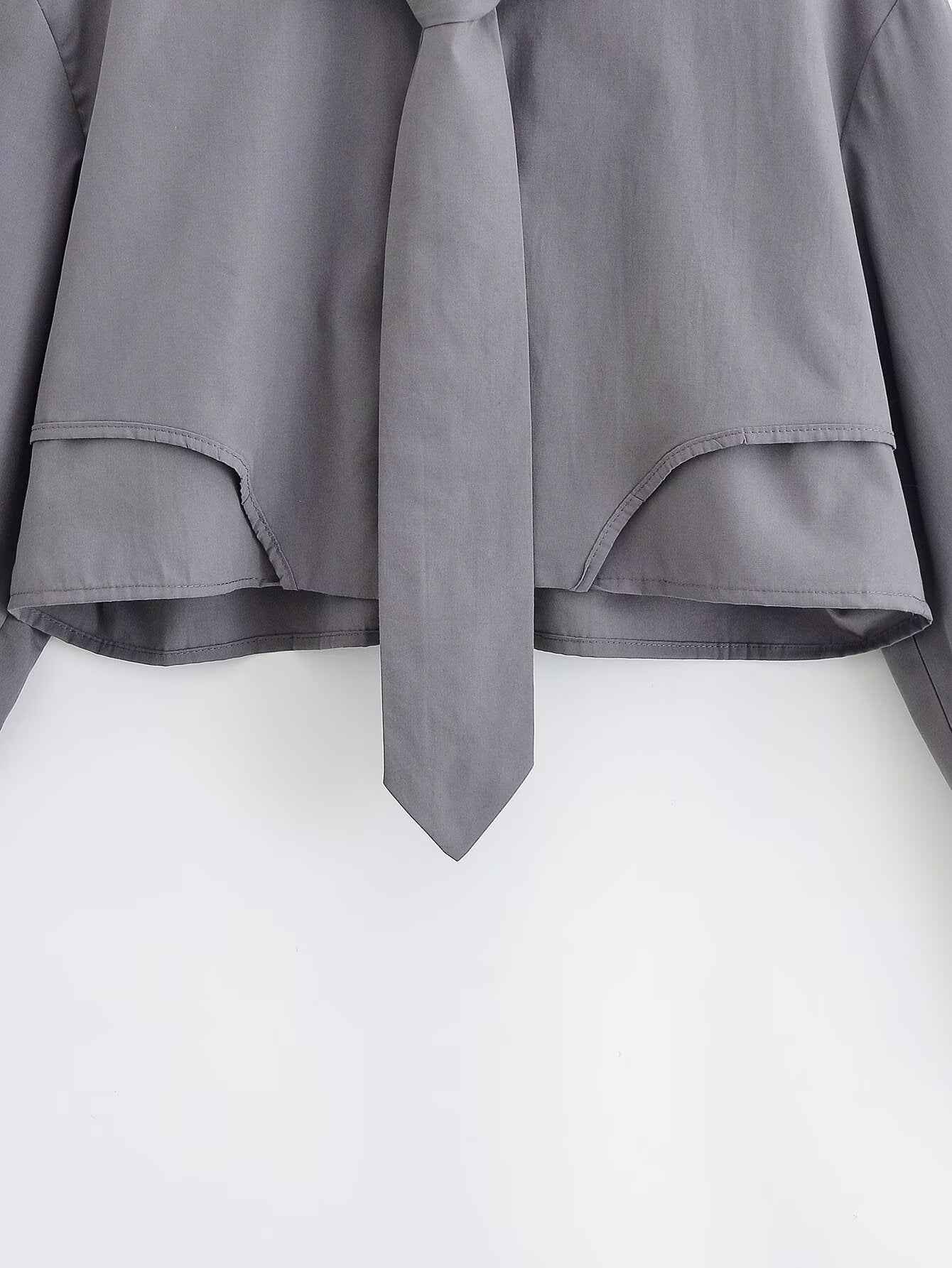 Women's Solid Color Blouse