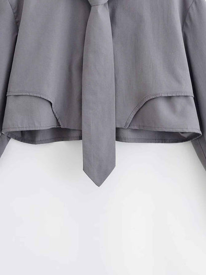 Women's Solid Color Blouse