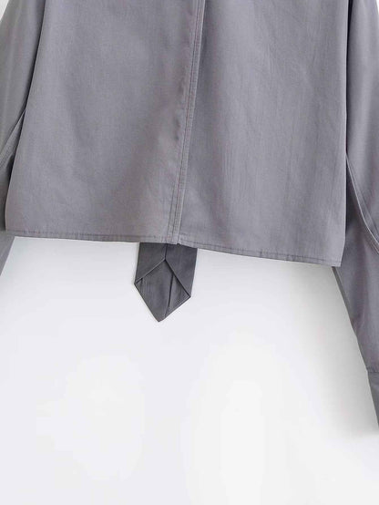 Women's Solid Color Blouse
