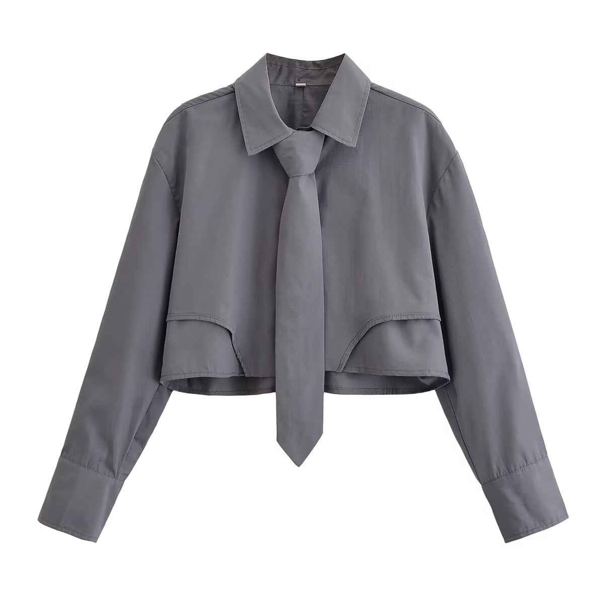 Women's Solid Color Blouse