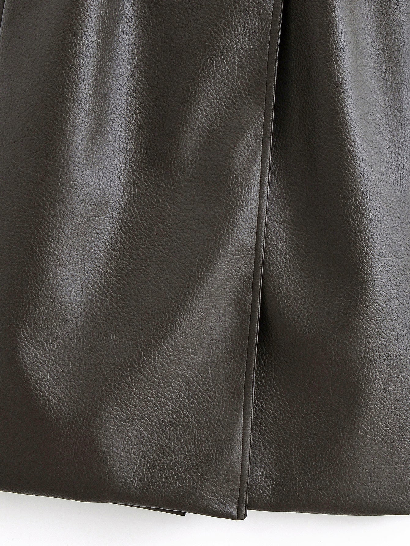 Elegant Heavy Faux Leather Jacket