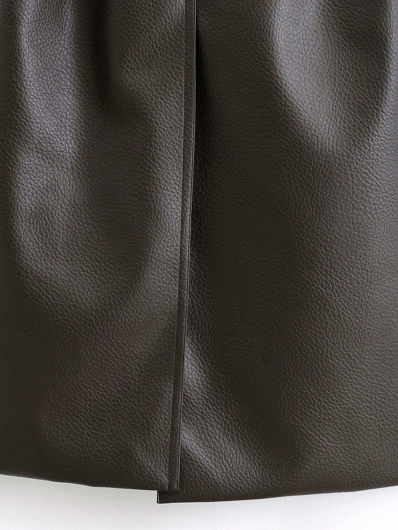 Elegant Heavy Faux Leather Jacket