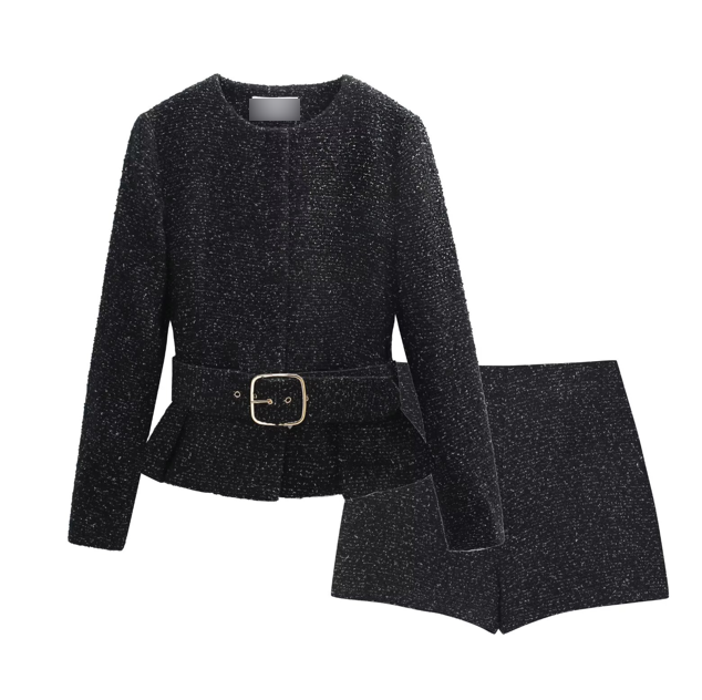 Set Skirt Elegan Wanita Dua Helai Vintaj MUNSIEUR