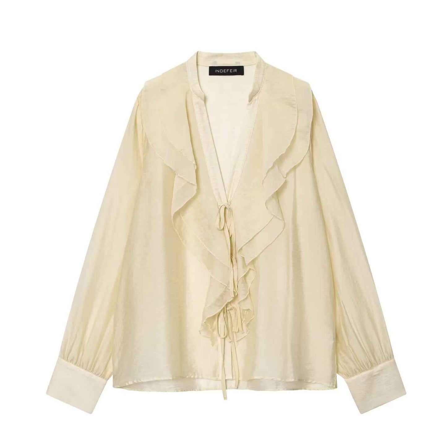 Women's Blouse Ruffled Loose Comfortable