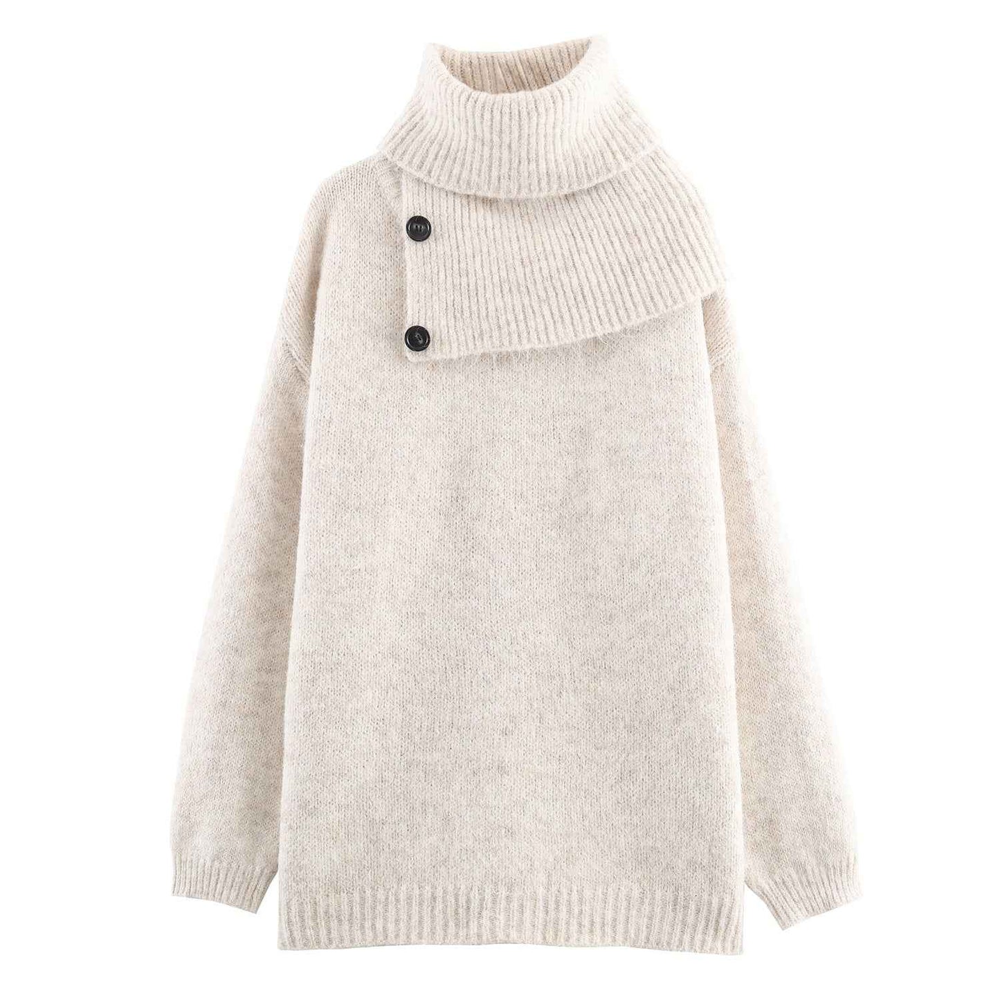 Pullover Knit Long Sleeve Loose Sweater