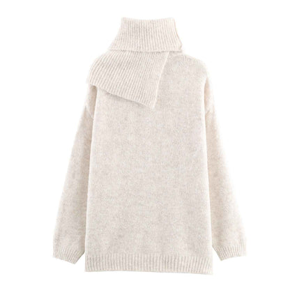 Pullover Knit Long Sleeve Loose Sweater