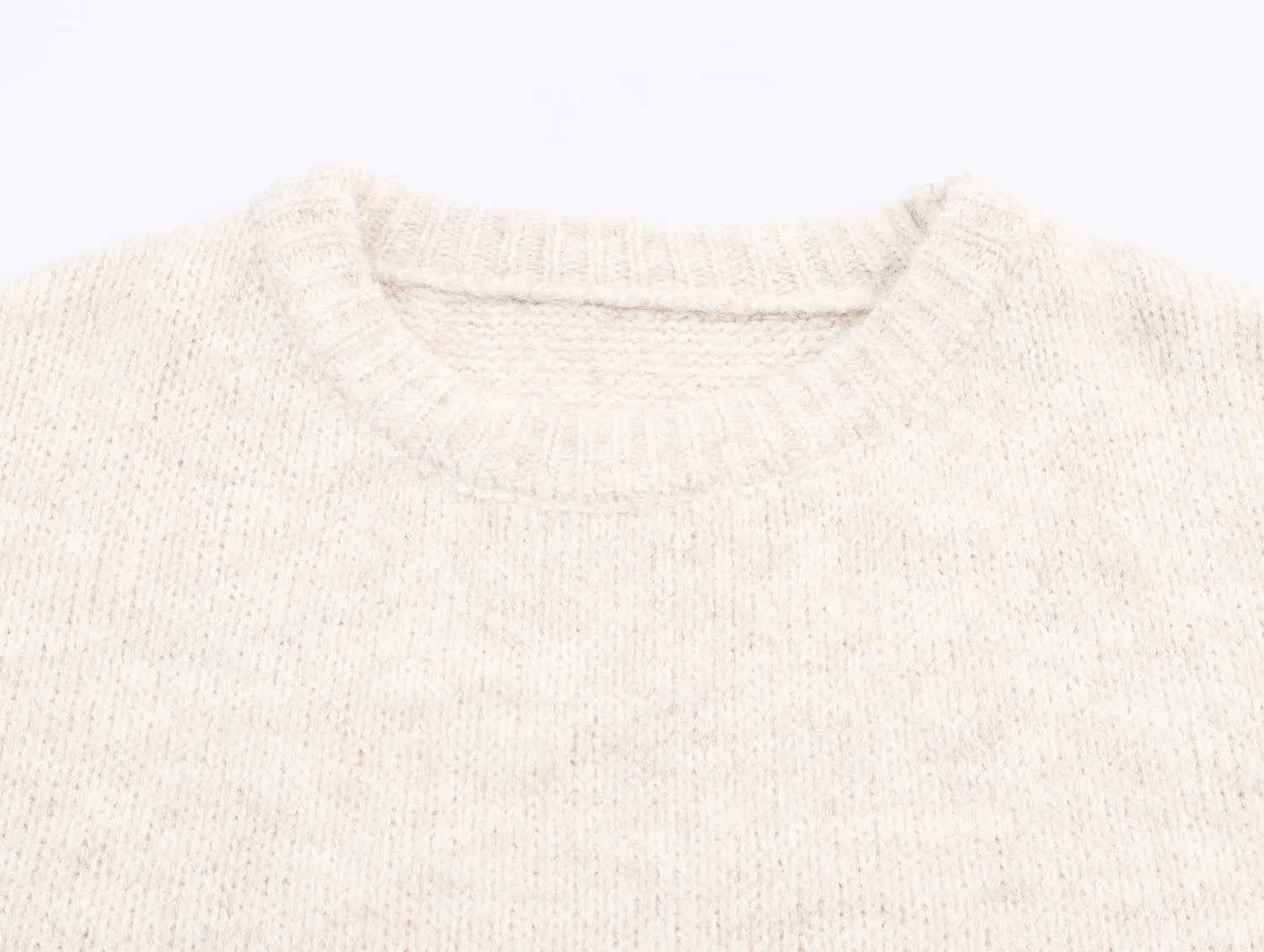 Pullover Knit Long Sleeve Loose Sweater