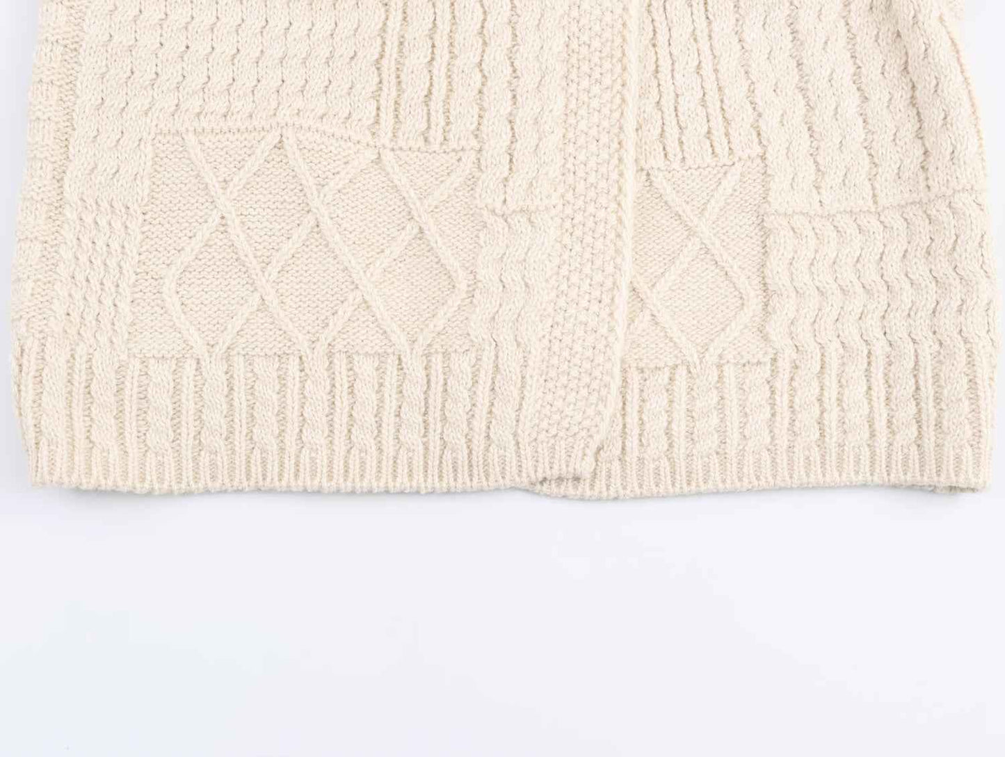 Retro Twist Sweater Asymmetric Knitted Cardigan