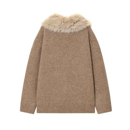 Furry Collar Jacket