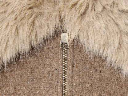 Furry Collar Jacket