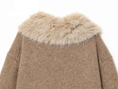 Furry Collar Jacket