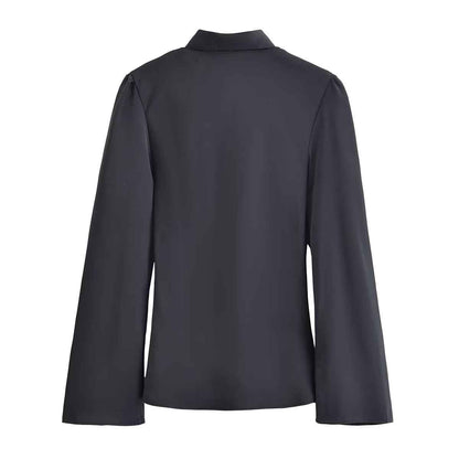 Elegant Silk Satin Blouse