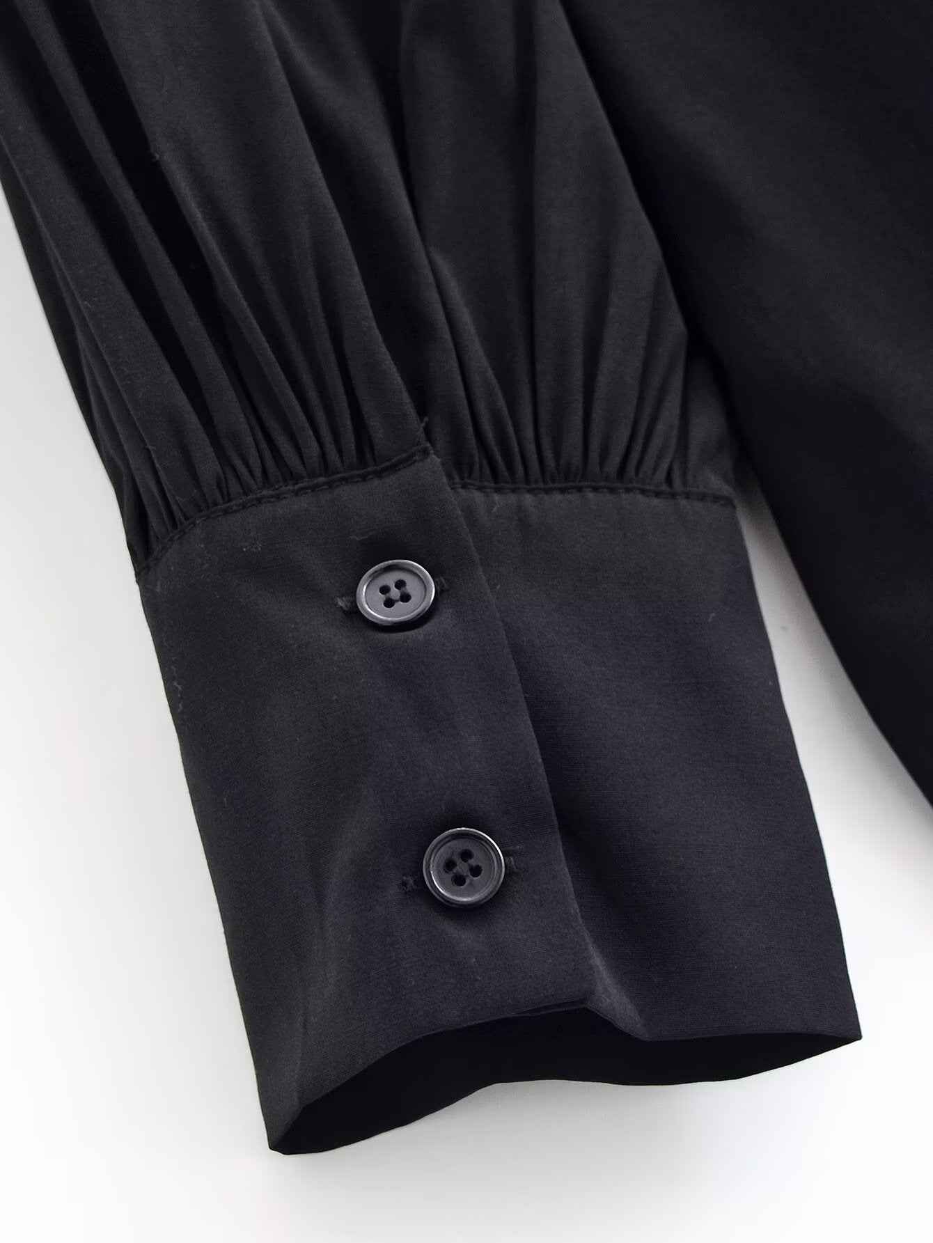 Loose Bow Drape Blouse