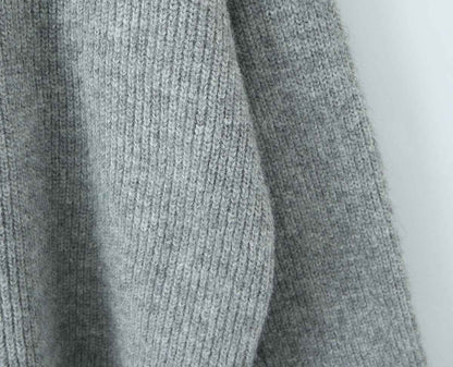Women's Rope Collar Polo Pullover Sweater