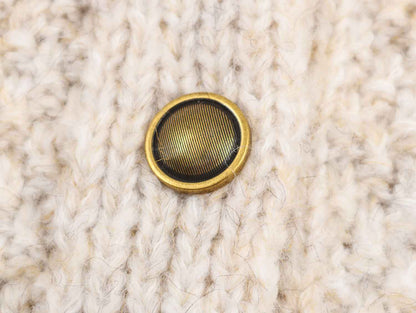 Special Yarn Blended Classic Button Long Sleeve Knitted Cardigan